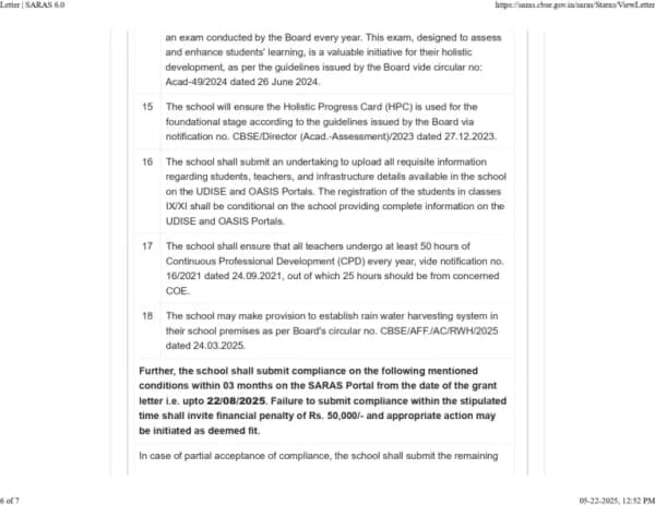 Affiliation Letter Page 6